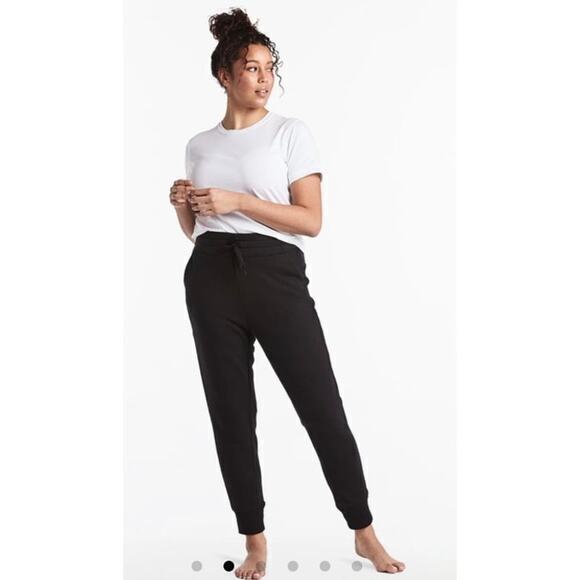 NWT Public Rec Luxe Fleece Joggers Sweatpants Black‎ Size 28 - Picture 1 of 10
